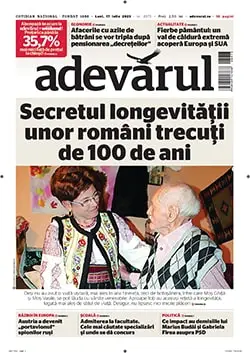 ziarul Adevarul decese